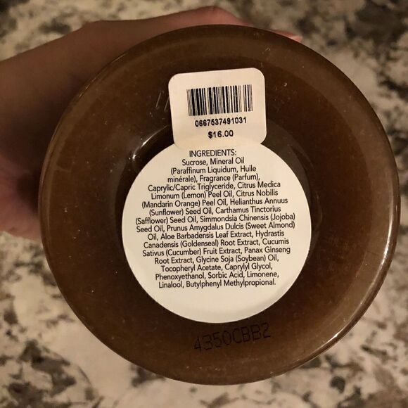 Bath Body Works Stress Relief Eucalyptus Basil 13 oz Sugar Scrub New BBW - Picture 9 of 10